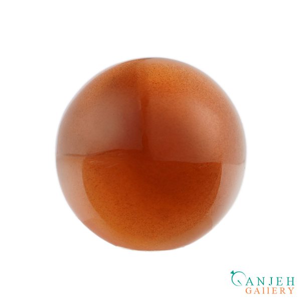 نگین عقیق سرخ اصل تراش دایروی کد N236-6