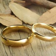 حلقه ازدواج طلا طرح ساده