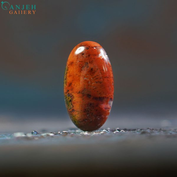 نگین عقیق جاسپر بیضی شکل کد N293-9