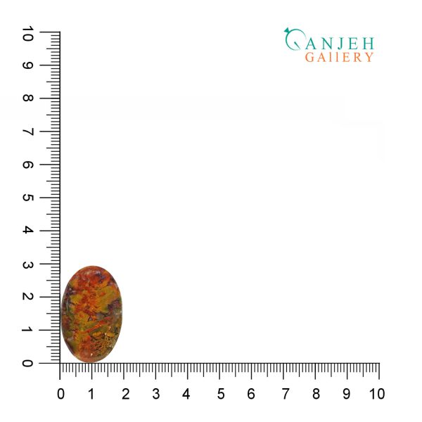 نگین عقیق جاسپر دریایی کد N297-4