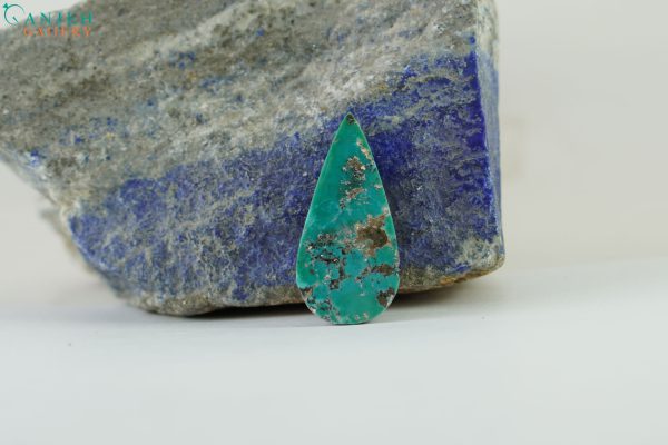 سنگ فیروزه شهربابک سبز آبی اصل کد N343-2