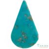 سنگ فیروزه کرمان آبی اشکی شکل کد N414