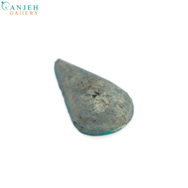 سنگ فیروزه کرمان آبی اشکی شکل کد N414-2