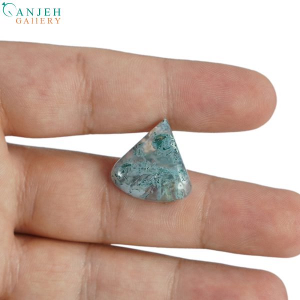 سنگ عقیق شجر خزه ای اشکی شکل کد N487-1