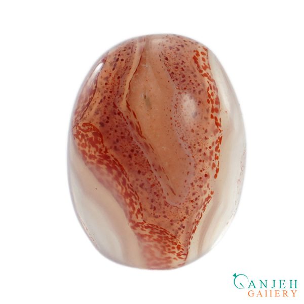 سنگ عقیق سلیمانی قرمز کد N820 - گالری گنجه