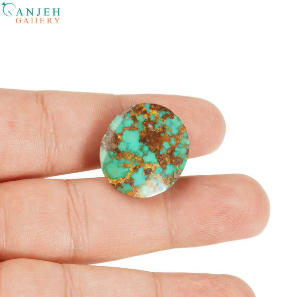 نگین فیروزه نیشابور سبز شجری کد N823-3
