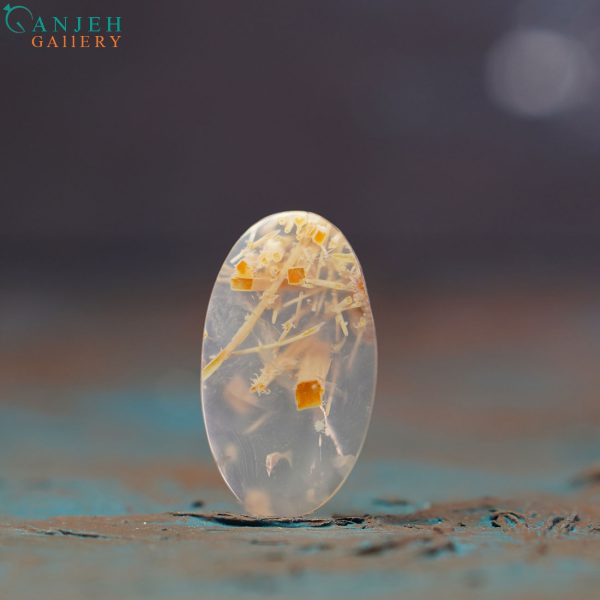 نگین عقیق سوزنی کد N272-2