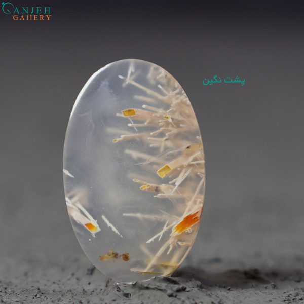 نگین عقیق رتایلی کاملا طبیعی کد N275-3
