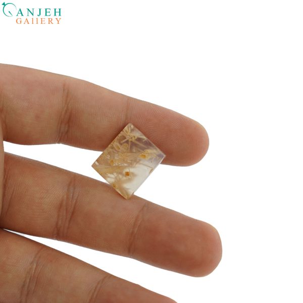 نگین عقیق سوزنی معدنی کد N278-5