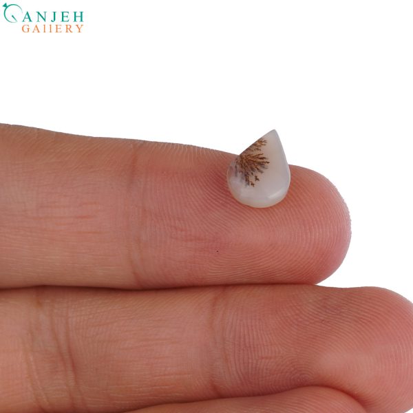 نگین عقیق شجر قاصدکی سمنان طبیعی کد N894-3