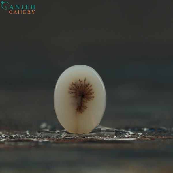 سنگ عقیق قاصدکی سمنان کاملا طبیعی کد N895-4