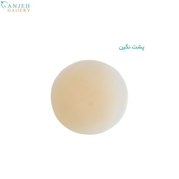 نگین دایروی عقیق شجر قاصدکی کد N899-2