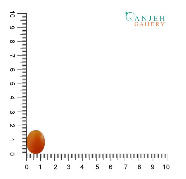 سنگ عقیق پرتقالی یمنی کد N915-1