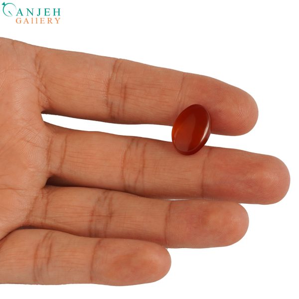 نگین عقیق سرخ یمنی کد N919-1