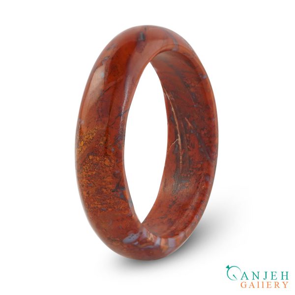 حلقه سنگی جاسپر سرخ کد N187 ، گالری جواهرات گنجه