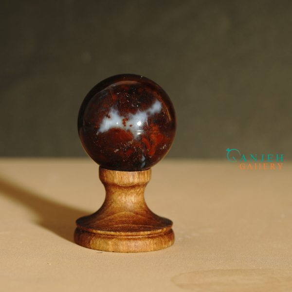 گوی سنگی عقیق اصل کد N2048