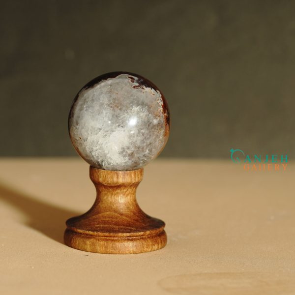 گوی سنگی عقیق و کوارتز- کد N2049-گالری جواهرات گنجه