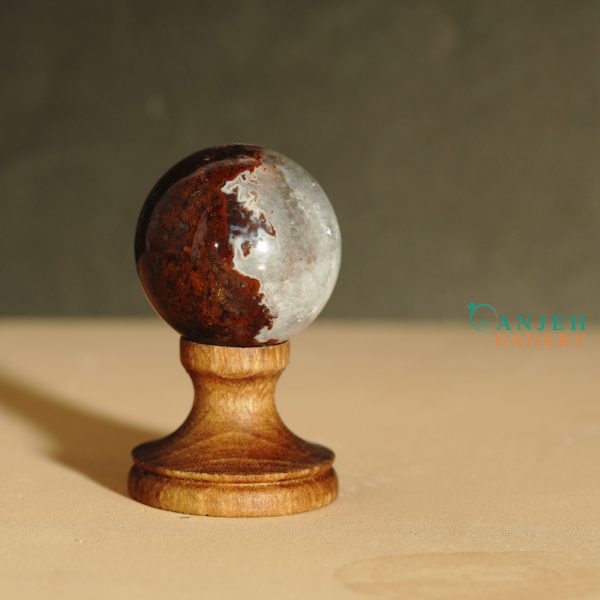 گوی سنگی عقیق و کوارتز- کد N2049-گالری جواهرات گنجه