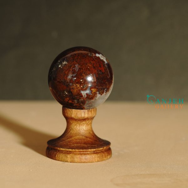 گوی سنگی عقیق و کوارتز- کد N2049-گالری جواهرات گنجه