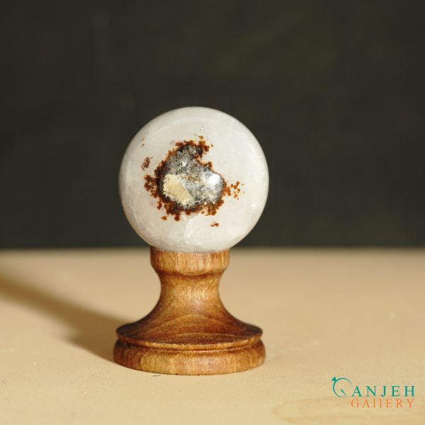گوی سنگی کوارتز- کد N2051-گالری جواهرات گنجه