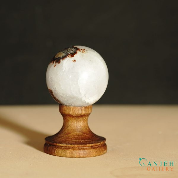 گوی سنگی کوارتز- کد N2051-گالری جواهرات گنجه