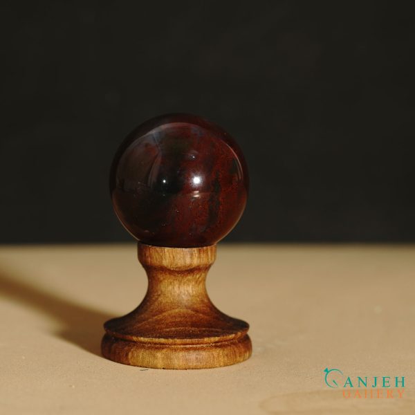 گوی سنگی عقیق شجرپاییزی -کد N2052-گالری جواهرات گنجه