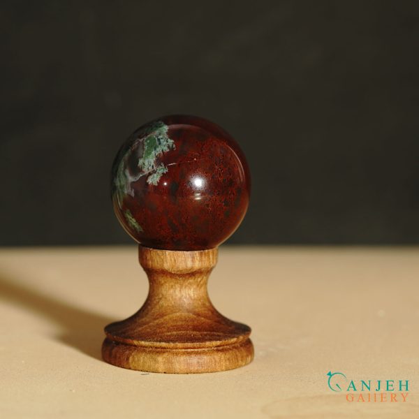گوی سنگی عقیق -کد N2052-گالری جواهرات گنجه