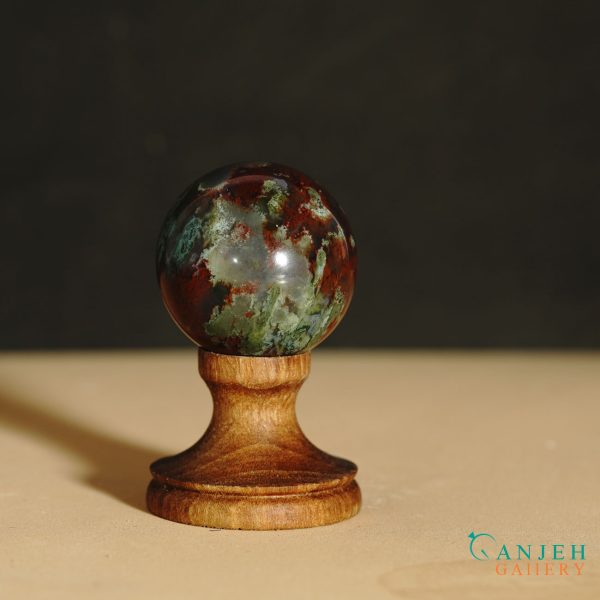 گوی سنگی عقیق خاص- کد N2056-گالری جواهرات گنجه