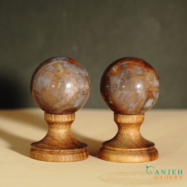 گوی آرامش اعصاب عقیق- کد N2059 - گالری جواهرات گنجه