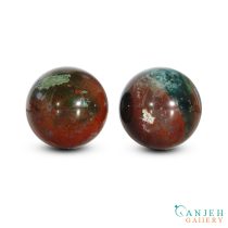 گوی آرامش اعصاب و مدیتیشن عقیق جاسپر -کد N2060-گالری جواهرات گنجه