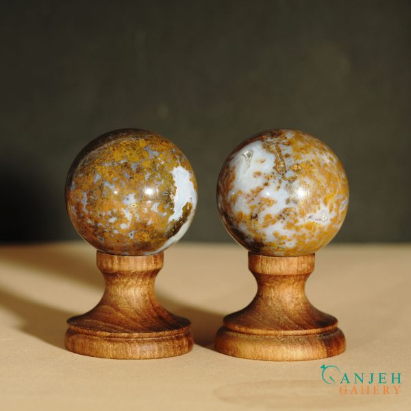 گوی آرامش اعصاب عقیق- کد N2061-گالری جواهرات گنجه