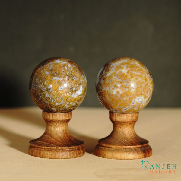 گوی آرامش اعصاب عقیق- کد N2061-گالری جواهرات گنجه