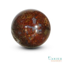 گوی سنگی عقیق قرمز پاییزی- کد N2062-گالری جواهرات گنجه