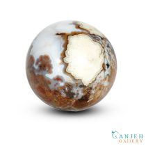 گوی سنگی عقیق- کد N2066-گالری جواهرات گنجه