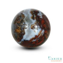 گوی سنگی عقیق -کد N2067-گالری جواهرات گنجه