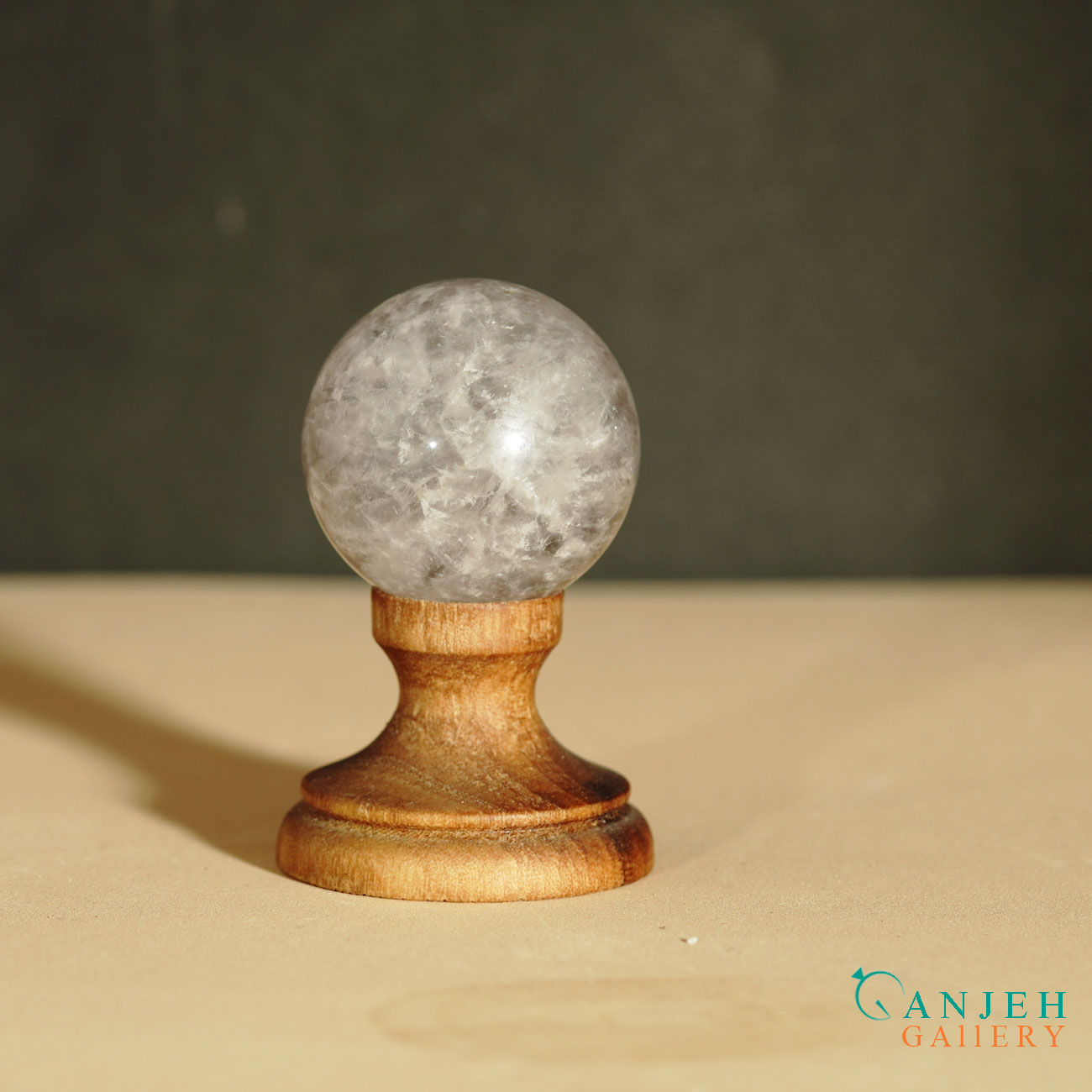 گوی سنگی درشجردار- کد N2070-گالری جواهرات گنجه