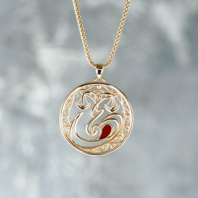 سفارش ساخت گردنبند طلا طرح سفارشی عدالت
