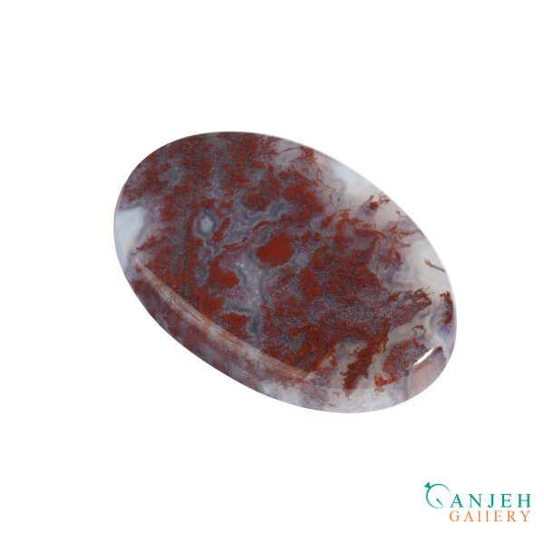 نگین عقیق شجر جگری اصلی- کد N1098-گالری جواهرات گنجه