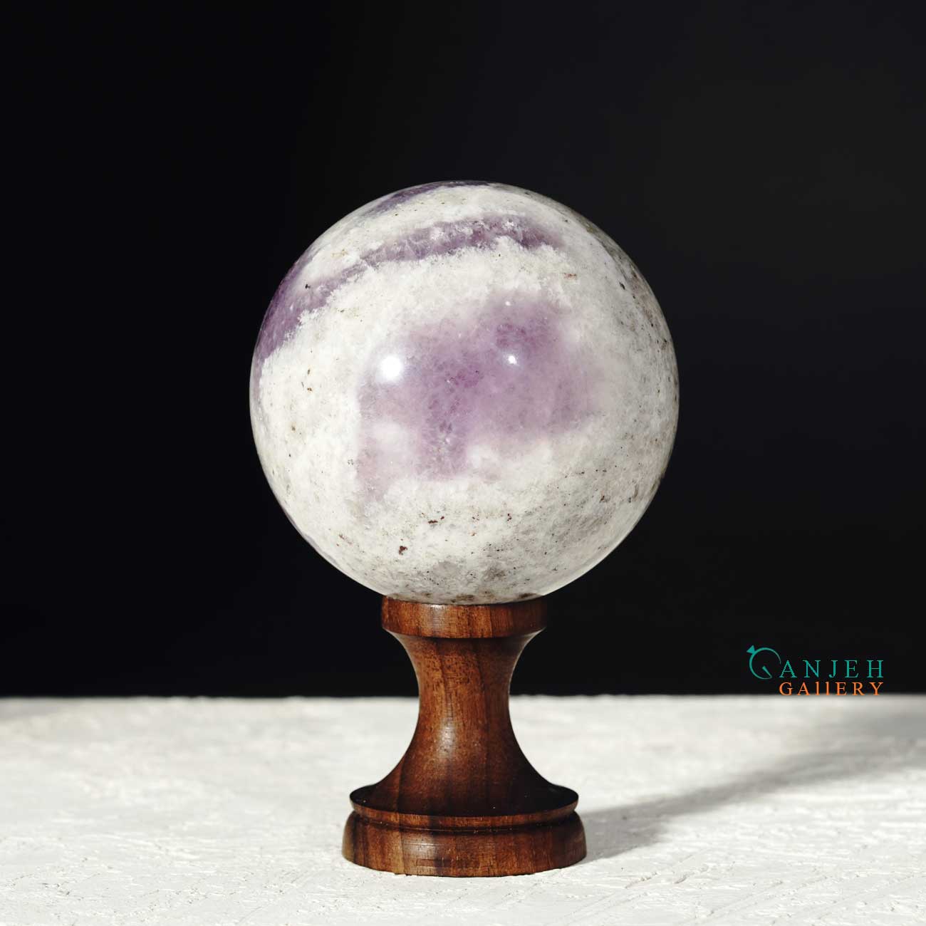 گوی آمیتیست شورن -کد N2075-گالری جواهرات گنجه