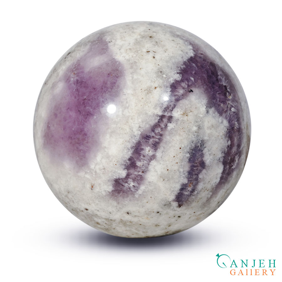 گوی سنگی آمیتیست شورن -کد N2075-گالری جواهرات گنجه