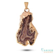 گردنبند عقیق سلیمانی قرمز خاص- کد N716-گالری جواهرات گنجه