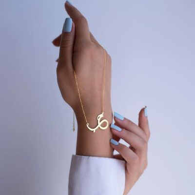 پلاک اسم طلا حب | گالری جواهرات گنجه